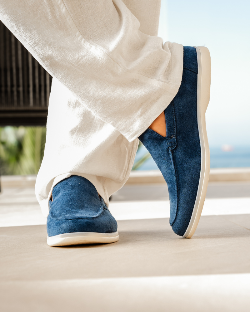 Monaco Old Money Suede Loafers