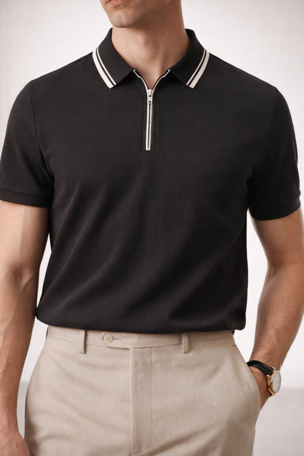 Ridgeway Zip Polo